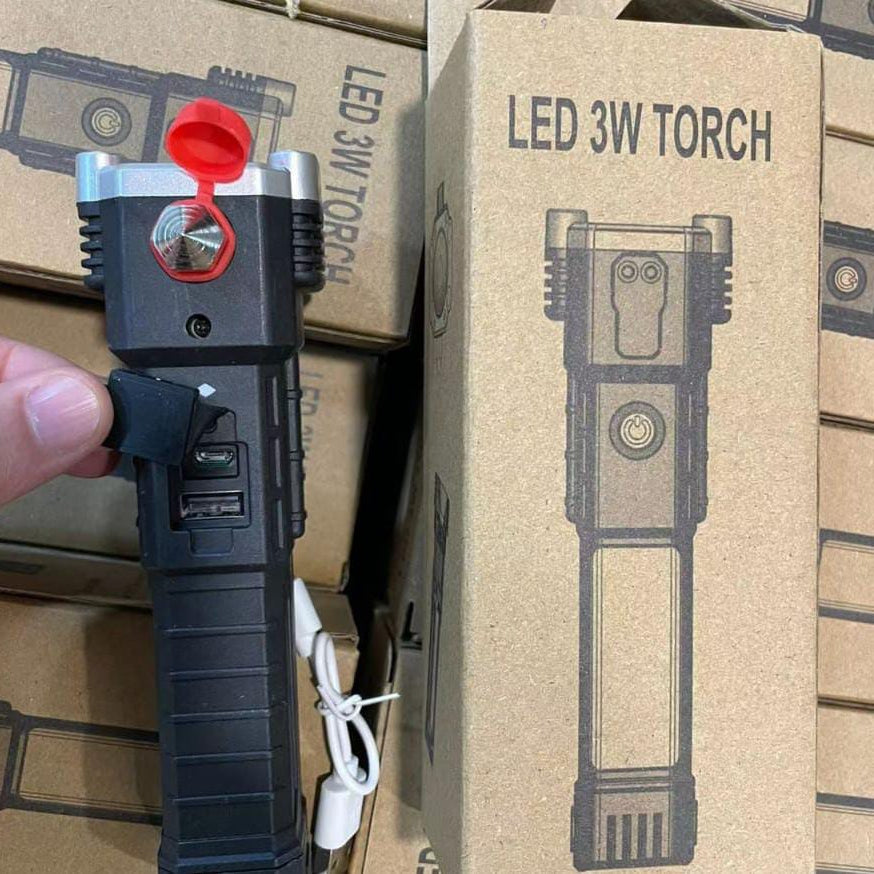 High Power LED Torch Light Rechargeable