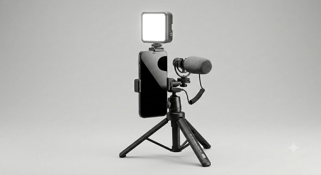 Vlogging Kit | Recording Setup with LED Light