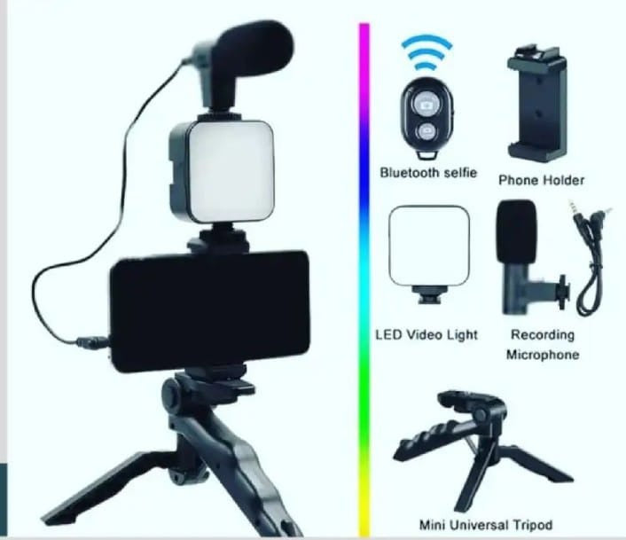Vlogging Kit | Recording Setup with LED Light
