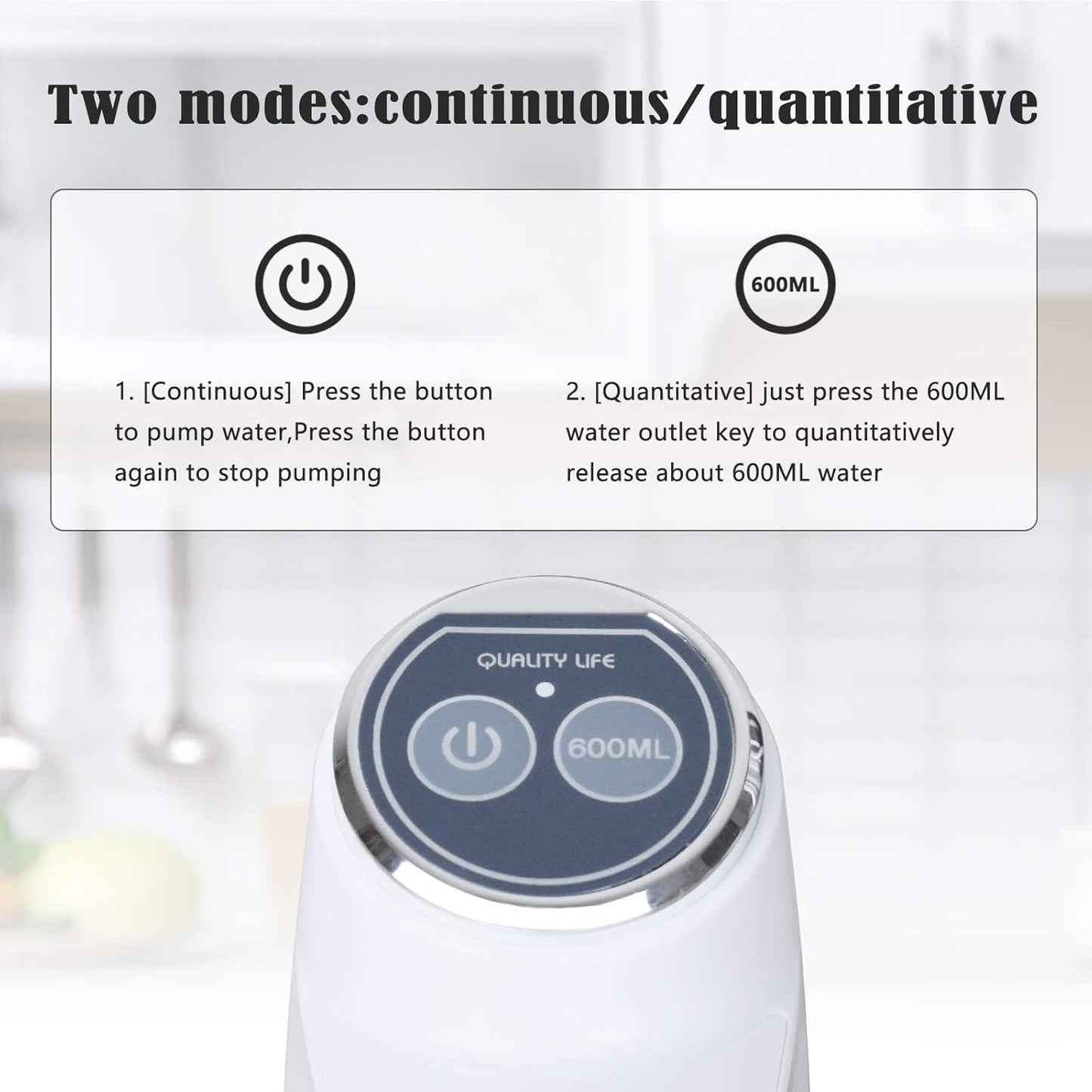 Electric Water Pump – Automatic Dispenser For Bottled