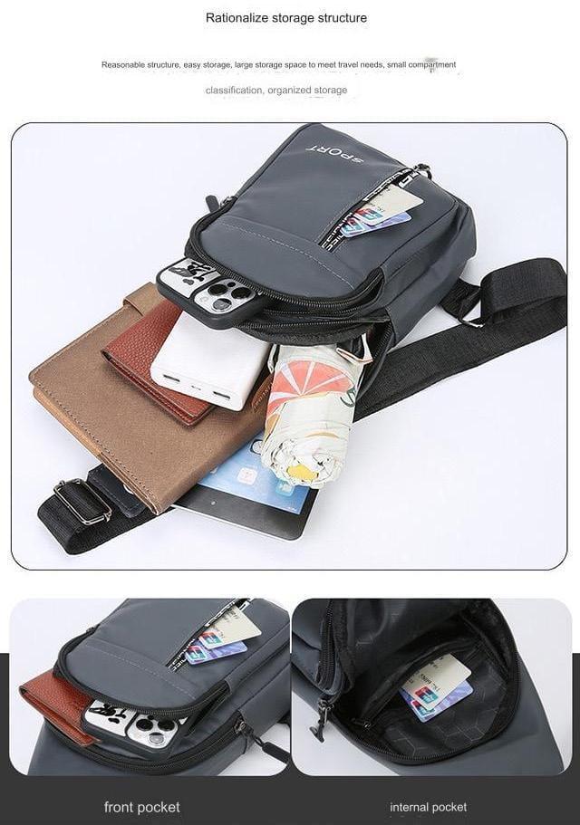 Men’s Tactical Sport Chest Sling Bag