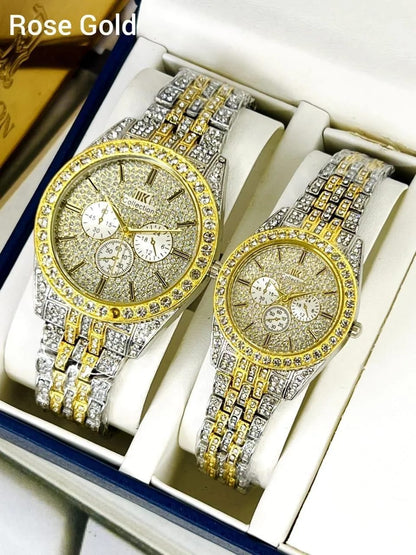 Luxury Diamond-Accented Couple