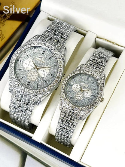 Luxury Diamond-Accented Couple