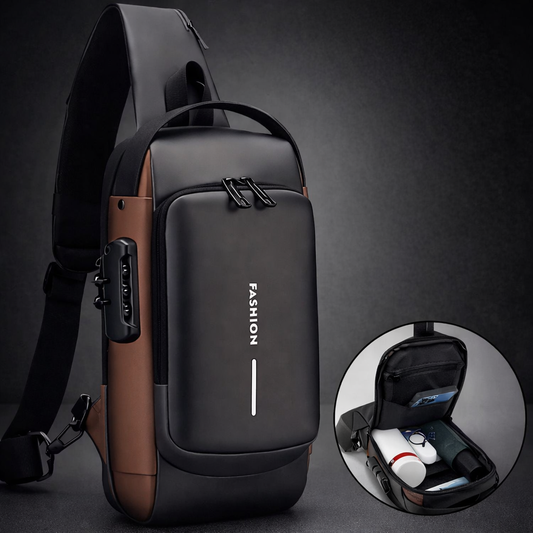 Anti-Theft Sling Bag with Password Lock