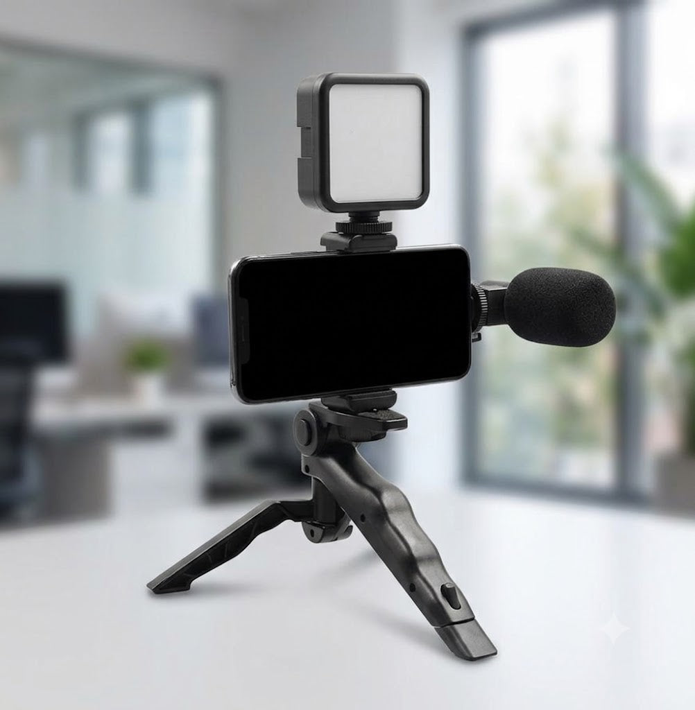 Vlogging Kit | Recording Setup with LED Light