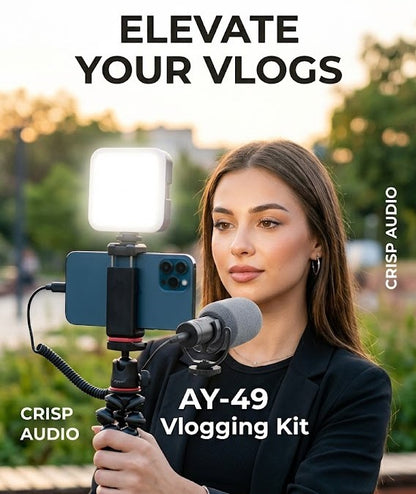 Vlogging Kit | Recording Setup with LED Light