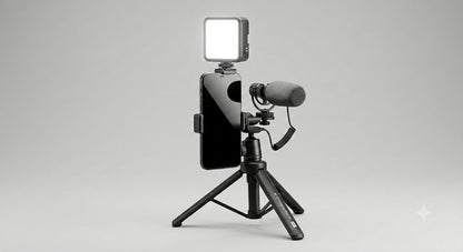 Vlogging Kit | Recording Setup with LED Light